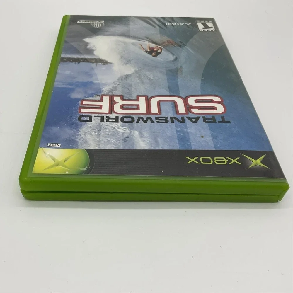 Transworld Surf Microsoft XBOX Game T Atari 2001 NTSC Surfing Sports Extreme